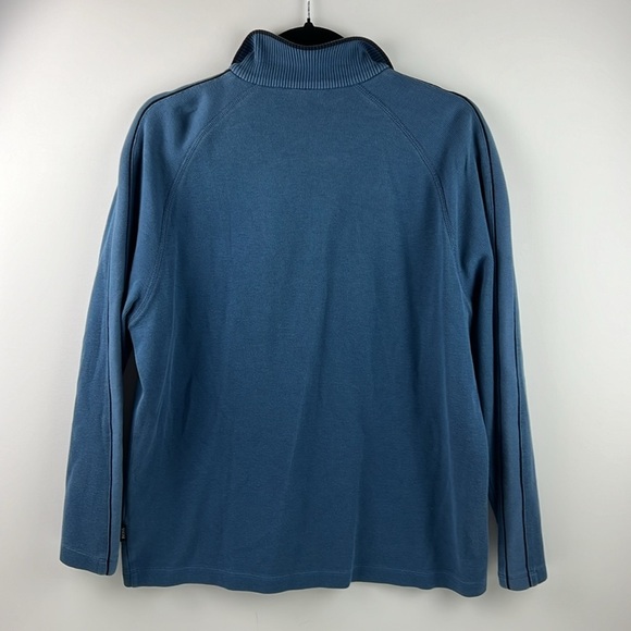 Boss Hugo Boss Men's Long  Sleeve Mock Neck ¼ Zipper Sweater - Picture 6 of 14